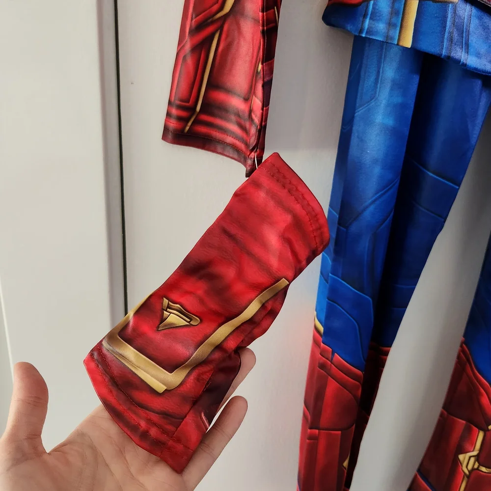 NWT Captain Marvel Kids Costume - Red, Blue, Gold